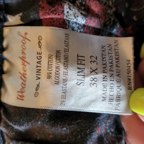 GUC Weatherproof Vintage: Slim Fit Super-Soft Stretch Denim 5pkt Jeans 38x32 - Picture 6 of 6